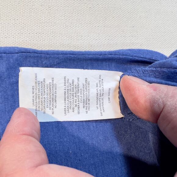 NFL Team Apparel Woman's Large NY Giants Blue Short Sleeve T-Shirt - Picture 8 of 11